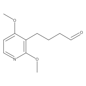 4-(2,4-Dimethoxypyridin-3-yl)butanal结构式