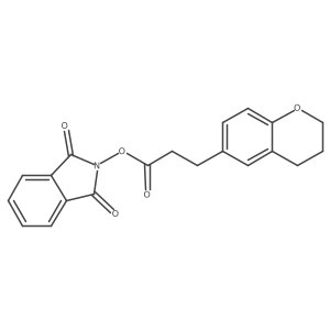 1,3-dioxo-2,3-dihydro-1H-isoindol-2-yl 3-(3,4-dihydro-2H-1-benzopyran-6-yl)propanoate结构式
