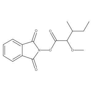 1,3-dioxo-2,3-dihydro-1H-isoindol-2-yl 2-methoxy-3-methylpentanoate Structure