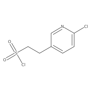 2-(6-Chloropyridin-3-yl)ethanesulfonyl chloride Structure