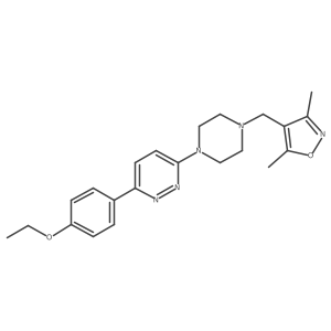 3-{4-[(3,5-Dimethyl-1,2-oxazol-4-yl)methyl]piperazin-1-yl}-6-(4-ethoxyphenyl)pyridazine Structure
