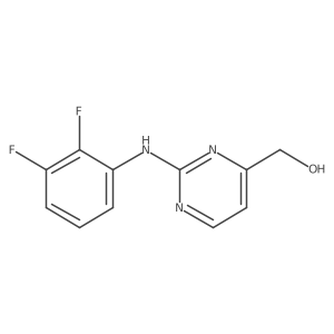 {2-[(2,3-Difluorophenyl)amino]pyrimidin-4-yl}methanol Structure