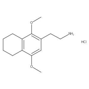 2-(1,4-Dimethoxy-5,6,7,8-tetrahydro-2-naphthalenyl)ethylamine hydrochloride Structure