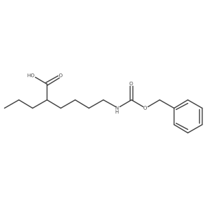 6-{[(Benzyloxy)carbonyl]amino}-2-propylhexanoic acid Structure