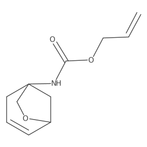 prop-2-en-1-yl N-{6-oxabicyclo[3.2.1]oct-3-en-1-yl}carbamate结构式