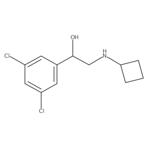 2-(Cyclobutylamino)-1-(3,5-dichlorophenyl)ethanol Structure