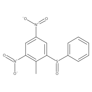 2-Methyl-3,5-dinitrophenyl phenyl sulfoxide结构式