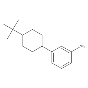 3-(4-Tert-butylcyclohexyl)aniline Structure