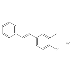 Phenol, 2-methyl-4-(phenylazo)-, sodium salt Structure