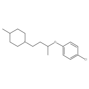 1-[(3R)-3-(4-Chlorophenoxy)butyl]-4-methylpiperidine Structure
