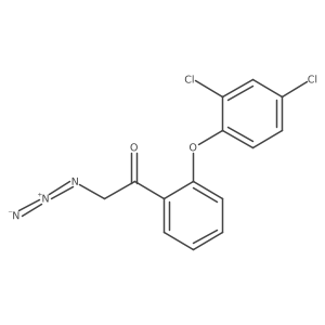 2-Azido-1-[2-(2,4-dichlorophenoxy)phenyl]ethanone Structure