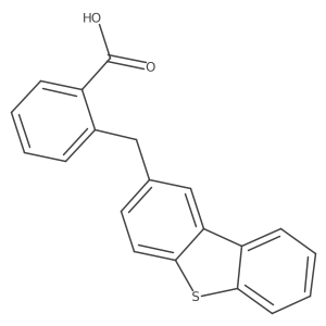 2-(2-Dibenzothienylmethyl)benzoic acid Structure