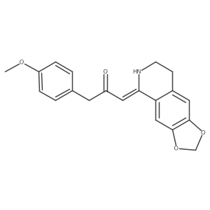 (1Z)-1-(7,8-dihydro[1,3]dioxolo[4,5-g]isoquinolin-5(6H)-ylidene)-3-(4-methoxyphenyl)propan-2-one Structure