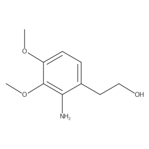 2-Amino-3,4-dimethoxybenzeneethanol结构式