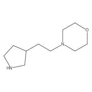 4-(2-(Pyrrolidin-3-yl)ethyl)morpholine结构式