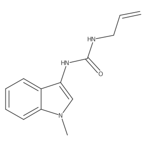 1-allyl-3-(1-methyl-1H-indol-3-yl)urea结构式