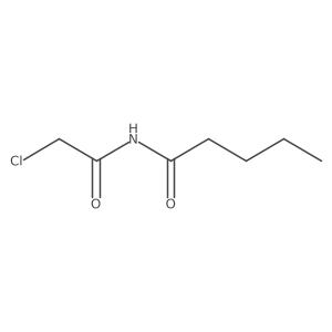 N-(2-chloroacetyl)pentanamide Structure