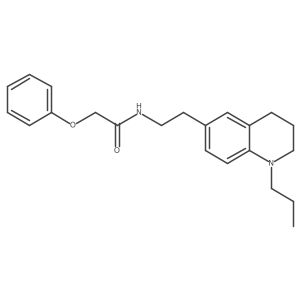 2-phenoxy-N-(2-(1-propyl-1,2,3,4-tetrahydroquinolin-6-yl)ethyl)acetamide结构式