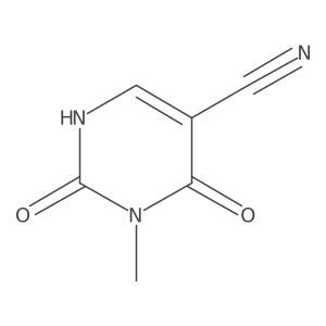 3-Methyl-2,4-dioxo-1,2,3,4-tetrahydropyrimidine-5-carbonitrile结构式