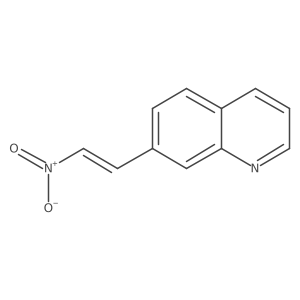 7-(2-Nitroethenyl)quinoline结构式