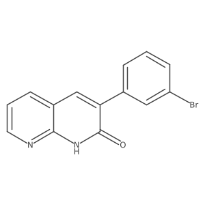 3-(3-Bromophenyl)-1,8-naphthyridin-2-ol Structure