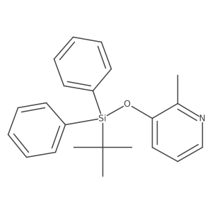 3-(Tert-butyldiphenylsilyloxy)-2-methylpyridine Structure