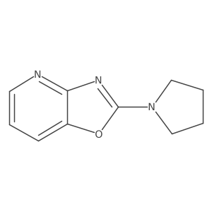 2-(1-Pyrrolidinyl)oxazolo[4,5-b]pyridine Structure