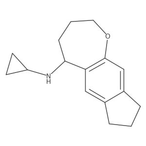 N-cyclopropyl-3,4,5,7,8,9-hexahydro-2H-cyclopenta[h][1]benzoxepin-5-amine结构式