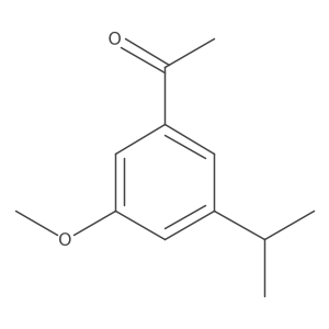 1-(3-Isopropyl-5-methoxyphenyl)ethanone结构式