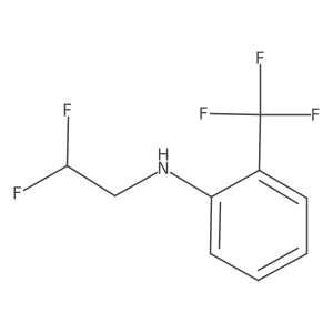 N-(2,2-difluoroethyl)-2-(trifluoromethyl)aniline Structure