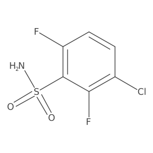 3-Chloro-2,6-difluorobenzenesulfonamide Structure