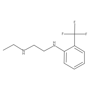 N1-Ethyl-N2-[2-(trifluoromethyl)phenyl]-1,2-ethanediamine Structure
