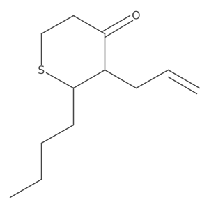 2-Butyl-3-prop-2-enylthian-4-one结构式