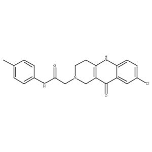 2-(8-chloro-10-oxo-3,4-dihydrobenzo[b][1,6]naphthyridin-2(1H,5H,10H)-yl)-N-(p-tolyl)acetamide Structure