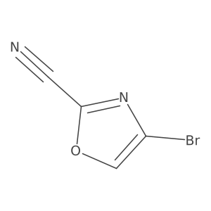 4-Bromooxazole-2-carbonitrile结构式