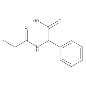(2S)-2-phenyl-2-propanamidoacetic acid Structure