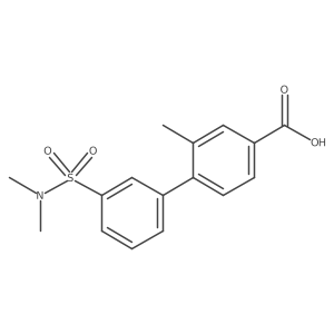 4-(3-N,N-Dimethylsulfamoylphenyl)-3-methylbenzoic acid Structure