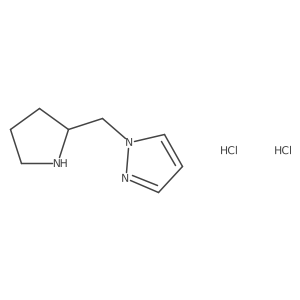 1-(pyrrolidin-2-ylmethyl)-1H-pyrazole dihydrochloride Structure