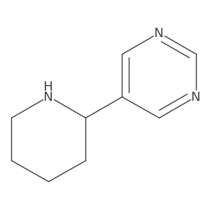 (R)-5-(Piperidin-2-yl)pyrimidine Structure