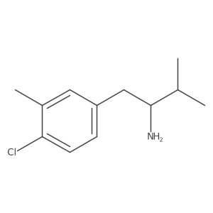 1-(4-Chloro-3-methylphenyl)-3-methylbutan-2-amine结构式