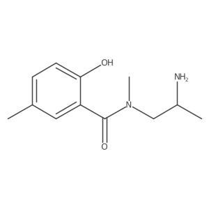 Benzamide, N-(2-aminopropyl)-2-hydroxy-N,5-dimethyl- Structure