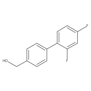 4-(2,4-Difluorophenyl)benzyl alcohol结构式