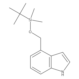 4-(((tert-butyldimethylsilyl)oxy)methyl)-1H-indole Structure
