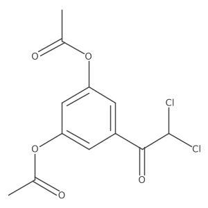1-[3,5-Bis(acetyloxy)phenyl]-2,2-dichloroethanone Structure