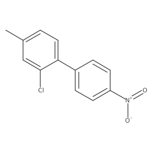 2-Chloro-4-methyl-4a(2)-nitro-1,1a(2)-biphenyl结构式
