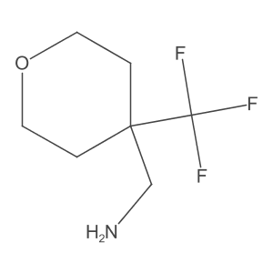 (4-(trifluoromethyl)tetrahydro-2H-pyran-4-yl)methanamine Structure