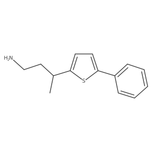 3-(5-Phenylthiophen-2-yl)butan-1-amine结构式