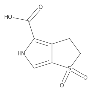 1,1-dioxo-2H,3H,5H-1lambda6-thieno[2,3-c]pyrrole-4-carboxylic acid Structure