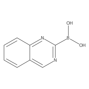 Quinazolin-2-ylboronic acid Structure