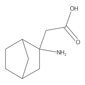 2-(2-Aminobicyclo[2.2.1]heptan-2-YL)acetic acid Structure